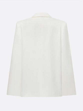 Urban Plain Shawl Collar Blazer