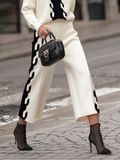 Urban Color Block Straight Pants